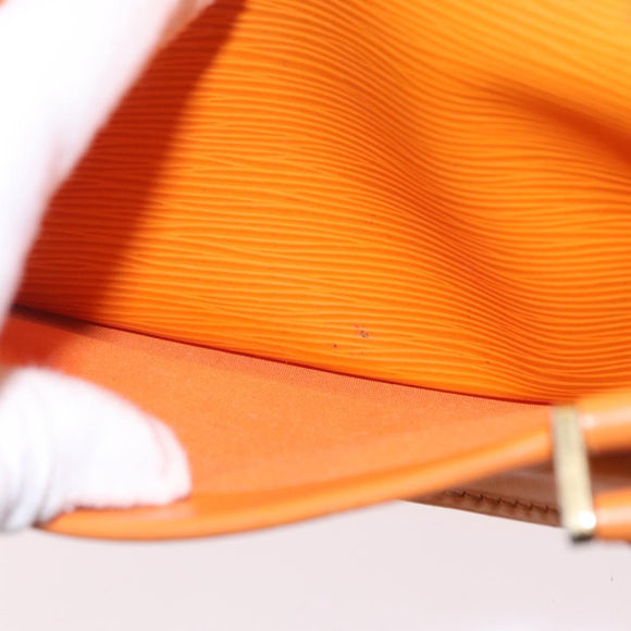 LOUIS VUITTON Epi Danura MM Hand Bag 2way Orange Mandarin M5910H LV Auth fm5466