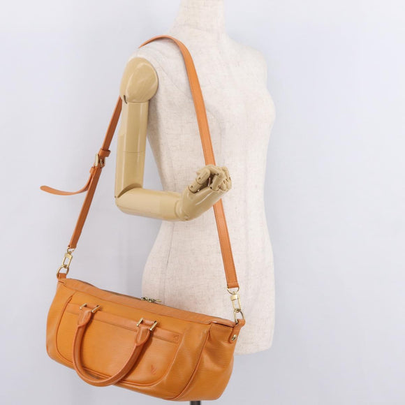 LOUIS VUITTON Epi Danura MM Hand Bag 2way Orange Mandarin M5910H LV Auth fm5466