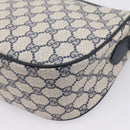 GUCCI GG Supreme Sherry Line Shoulder Bag PVC Navy Gold 001 754 6177 Auth fm5467-12