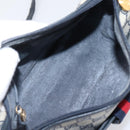GUCCI GG Supreme Sherry Line Shoulder Bag PVC Navy Gold 001 754 6177 Auth fm5467-17