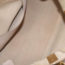 Chloe Hailey Hand Bag Leather 2way Beige Gold 02165665 Auth fm5471A-21