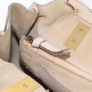 Chloe Hailey Hand Bag Leather 2way Beige Gold 02165665 Auth fm5471A-24