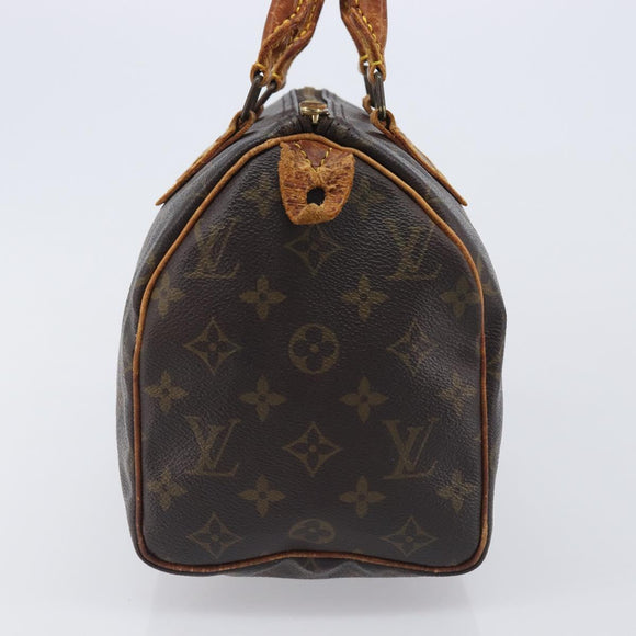 LOUIS VUITTON Monogram Speedy 25 Hand Bag M41528 LV Auth fm5472