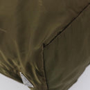 PRADA Boston Bag Nylon Green Silver Auth fm5474-11