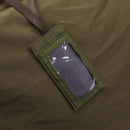 PRADA Boston Bag Nylon Green Silver Auth fm5474-15