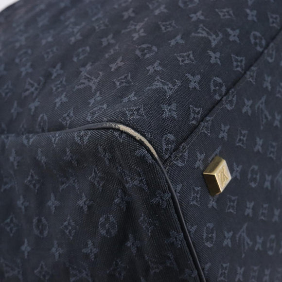 LOUIS VUITTON Monogram Mini Louise Boston Bag TST Blue M42321 LV Auth fm5477
