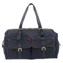 LOUIS VUITTON Monogram Mini Louise Boston Bag TST Blue M42321 LV Auth fm5477-2