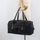 LOUIS VUITTON Monogram Mini Louise Boston Bag TST Blue M42321 LV Auth fm5477-27