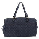 LOUIS VUITTON Monogram Mini Louise Boston Bag TST Blue M42321 LV Auth fm5477-3