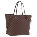 LOUIS VUITTON Damier Ebene Neverfull MM Tote Bag N51105 LV Auth fm5481V-1