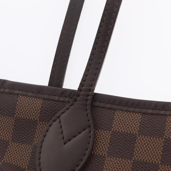 LOUIS VUITTON Damier Ebene Neverfull MM Tote Bag N51105 LV Auth fm5481V