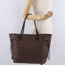 LOUIS VUITTON Damier Ebene Neverfull MM Tote Bag N51105 LV Auth fm5481V-31