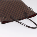 LOUIS VUITTON Damier Ebene Neverfull MM Tote Bag N51105 LV Auth fm5481V-7