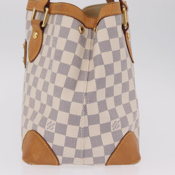 LOUIS VUITTON Damier Azur Hampstead PM Tote Bag N51207 LV Auth fm5483A