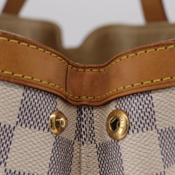 LOUIS VUITTON Damier Azur Hampstead PM Tote Bag N51207 LV Auth fm5483A