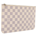LOUIS VUITTON Damier Azur Neverfull MM Pouch LV Auth fm5484-1