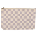 LOUIS VUITTON Damier Azur Neverfull MM Pouch LV Auth fm5484-2