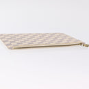 LOUIS VUITTON Damier Azur Neverfull MM Pouch LV Auth fm5484-6