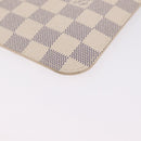 LOUIS VUITTON Damier Azur Neverfull MM Pouch LV Auth fm5484-9
