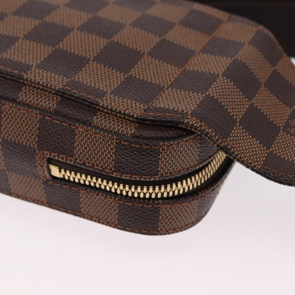 LOUIS VUITTON Damier Ebene Geronimos Shoulder Bag N51994 LV Auth fm5485V