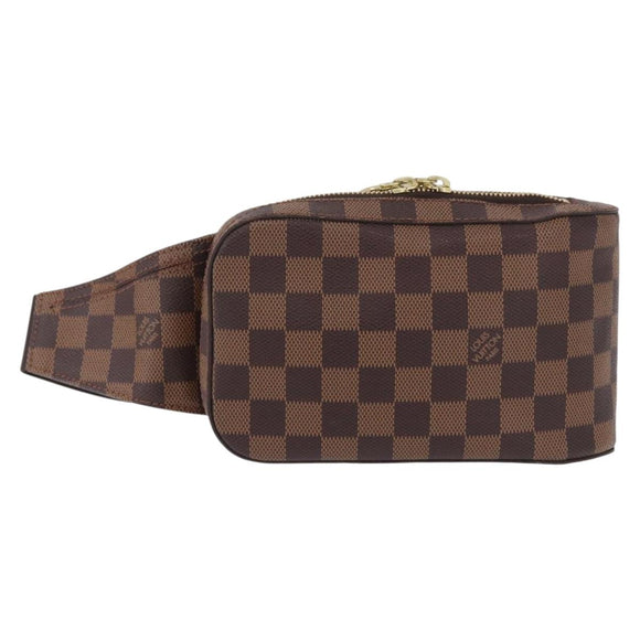 LOUIS VUITTON Damier Ebene Geronimos Shoulder Bag N51994 LV Auth fm5485V