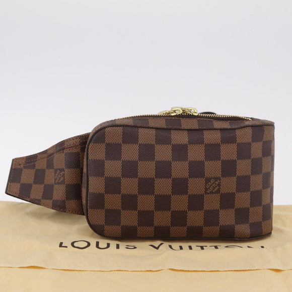 LOUIS VUITTON Damier Ebene Geronimos Shoulder Bag N51994 LV Auth fm5485V