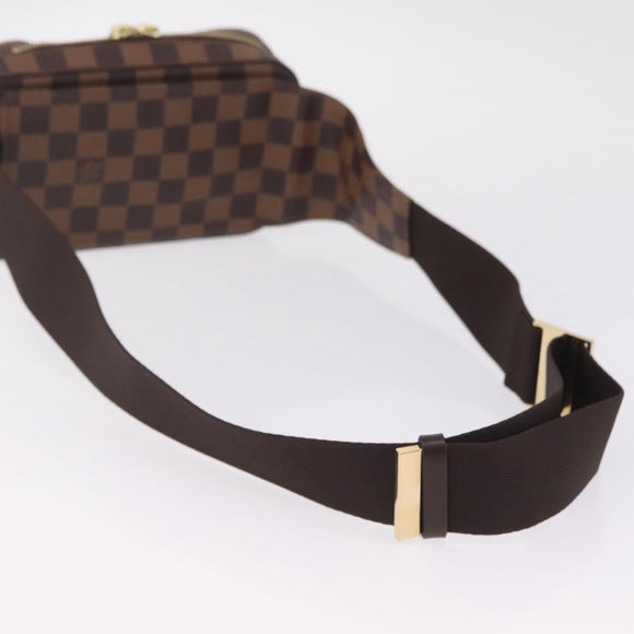LOUIS VUITTON Damier Ebene Geronimos Shoulder Bag N51994 LV Auth fm5485V
