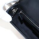 GUCCI Petit GG Shoulder Bag Leather 2way Black Silver 739722 Auth fm5487SM-21