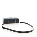 GUCCI Petit GG Shoulder Bag Leather 2way Black Silver 739722 Auth fm5487SM-7