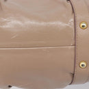 Miu Miu Hand Bag Vitellolux 2way Pink Gold Auth fm5488-13