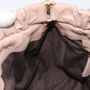 Miu Miu Hand Bag Vitellolux 2way Pink Gold Auth fm5488-25