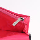 CHANEL Cambon Line Long Wallet Lamb Skin Black CC Auth fm5490-18