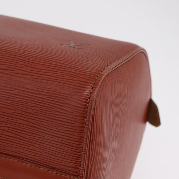 LOUIS VUITTON Epi Speedy 30 Hand Bag Brown M43003 LV Auth fm5492A