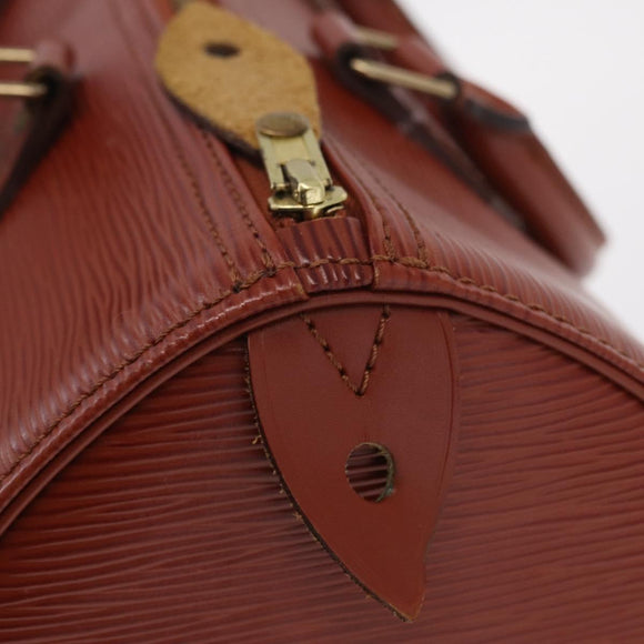 LOUIS VUITTON Epi Speedy 30 Hand Bag Brown M43003 LV Auth fm5492A
