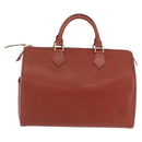 LOUIS VUITTON Epi Speedy 30 Hand Bag Brown M43003 LV Auth fm5492A-3