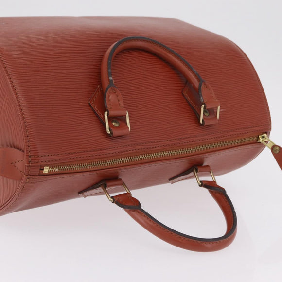 LOUIS VUITTON Epi Speedy 30 Hand Bag Brown M43003 LV Auth fm5492A