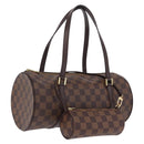 LOUIS VUITTON Damier Ebene Papillon 30 Hand Bag N51303 LV Auth fm5493V-1