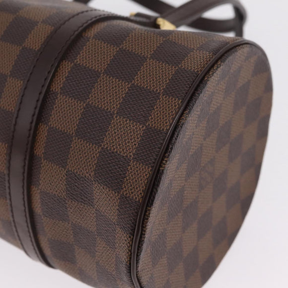 LOUIS VUITTON Damier Ebene Papillon 30 Hand Bag N51303 LV Auth fm5493V