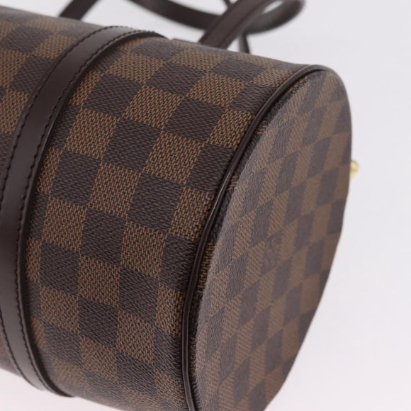 LOUIS VUITTON Damier Ebene Papillon 30 Hand Bag N51303 LV Auth fm5493V