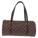 LOUIS VUITTON Damier Ebene Papillon 30 Hand Bag N51303 LV Auth fm5493V-2