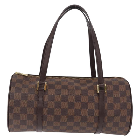 LOUIS VUITTON Damier Ebene Papillon 30 Hand Bag N51303 LV Auth fm5493V
