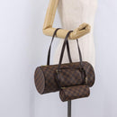 LOUIS VUITTON Damier Ebene Papillon 30 Hand Bag N51303 LV Auth fm5493V-23