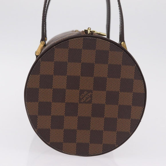 LOUIS VUITTON Damier Ebene Papillon 30 Hand Bag N51303 LV Auth fm5493V
