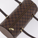 LOUIS VUITTON Damier Ebene Papillon 30 Hand Bag N51303 LV Auth fm5493V-6