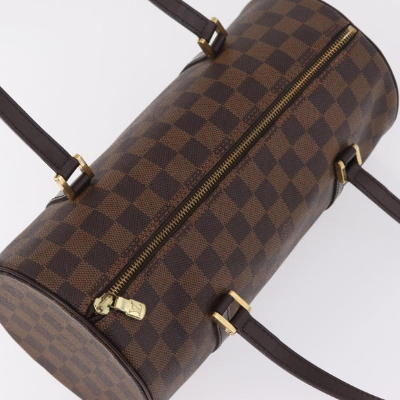 LOUIS VUITTON Damier Ebene Papillon 30 Hand Bag N51303 LV Auth fm5493V