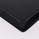 LOUIS VUITTON Epi Pochette Homme Clutch Bag Black M52522 LV Auth fm5495-11