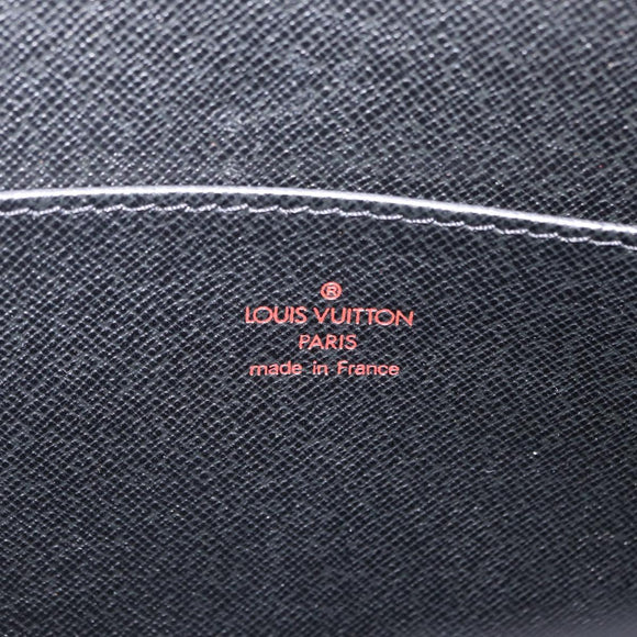LOUIS VUITTON Epi Pochette Homme Clutch Bag Black M52522 LV Auth fm5495