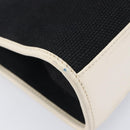 GUCCI Jackie Hand Bag Canvas Black Silver 002 1068 Auth fm5498-12