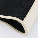 GUCCI Jackie Hand Bag Canvas Black Silver 002 1068 Auth fm5498-14