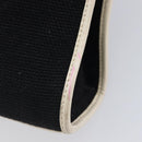 GUCCI Jackie Hand Bag Canvas Black Silver 002 1068 Auth fm5498-15